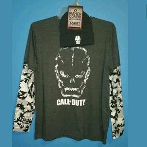 Call of Duty shirt/beanie combo